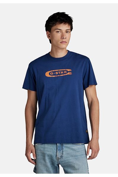 G-Star T-Shirt SIKINTILI ESKİ OKUL LOGOSU Kurzarmshirt