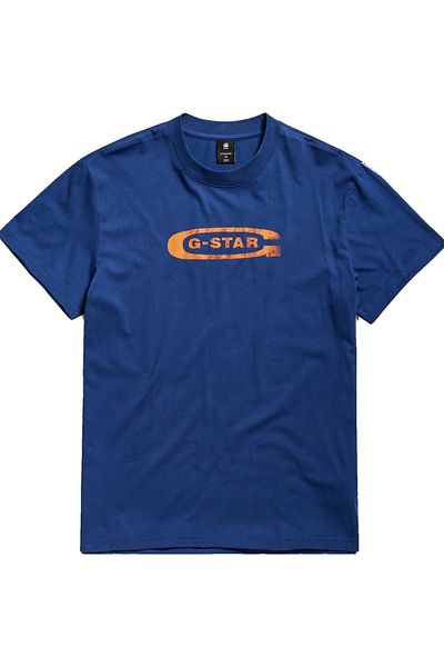 G-Star T-Shirt SIKINTILI ESKİ OKUL LOGOSU Kurzarmshirt