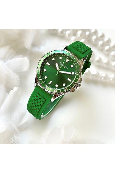 Ferrucci FERRUCCİ WOMEN'S WRISTWATCH (GREEN CASE)