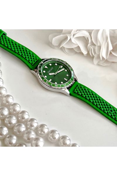 Ferrucci FERRUCCİ WOMEN'S WRISTWATCH (GREEN CASE)