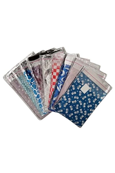 basepack Metalize Bantlı Hediye Paketi Poşeti 17x25cm 1 Paket 100 Adet
