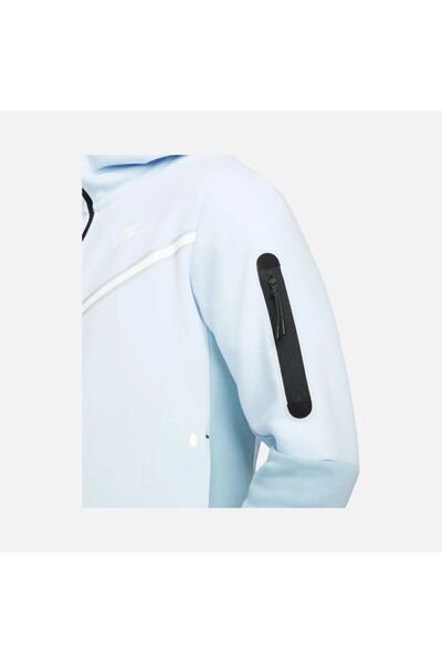Nike M Nsw Tch Flc Hoodıe Fz Wr Erkek mavi  fermuarlı  Sweatshirt - Cu4489-441