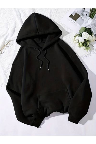Fifty Color Unisex 2 Thread Raised Χειμερινή μαύρη αθλητική φόρμα κάτω-πάνω