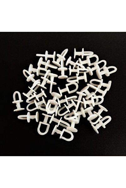 ATMACA TUHAFİYE Elde Dikme Perde Düğmesi - Perde Ruleti - 40 Adet