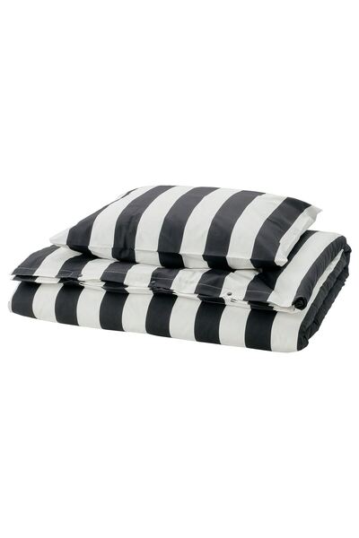 IKEA Σετ Παπλωματοθήκη Μονό Πορτοκαλί-Ροζ - 150x200/50x60 cm