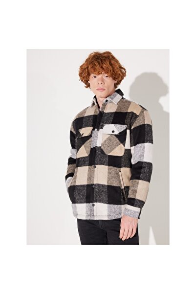 Lee Loose Fit Çok Renkli Erkek Ceket L232067900 Ekose Shacket