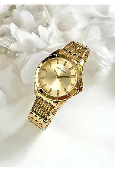 Ferrucci FERRUCİ KADIN KOL SAATİ (GOLD)