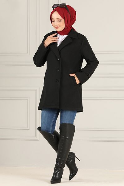 ModaMerve Manta Neagra Stamp - Model MSS5050