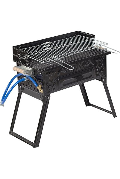 CEMRE C7 Emaye Pervazlı Tüplü Mangal 28x50 Cm