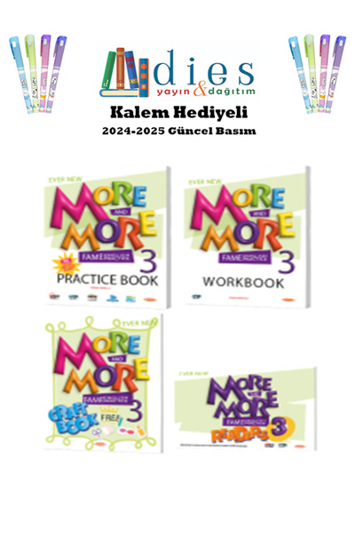 Fenomen Yayıncılık 3. Sınıf More&More PRACTICE BOOK & WORKBOOK & HIKAYE SETI ...