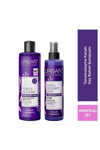 Urban Care Mor Şampuan 250 ML Sülfatsız + Mor Sıvı Krem 200 ML