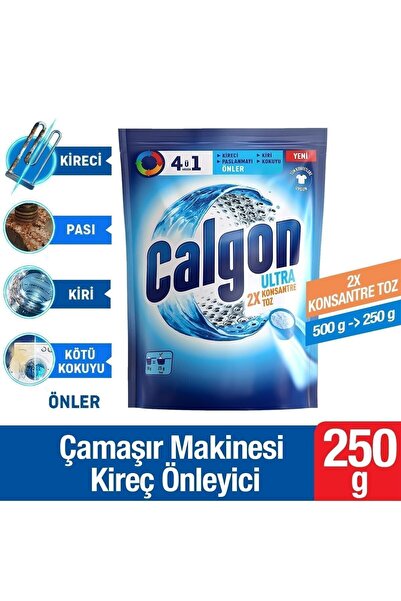 YAPIYORSUN Calgon Power Kir, Pas, Kireç Ve Koku Önleyici 4'ü 1 Arada Ultra Ko...