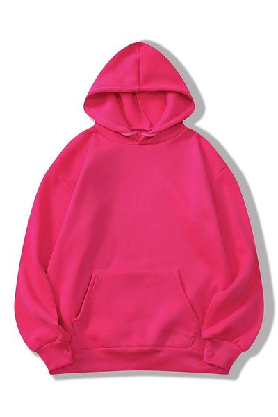 Mad&Calf Unisex Φούτερ με κουκούλα Basic με τσέπες