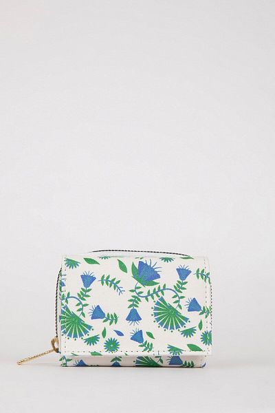 DeFacto Women's Flower Patterned Faux Leather Wallet D6866Axns