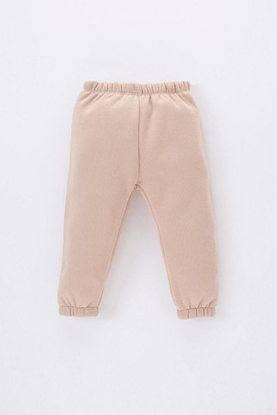 DeFacto Crew Neck Sweatshirt and Elastic Waist Tracksuit Set for Baby Girl - B1379A523Wn