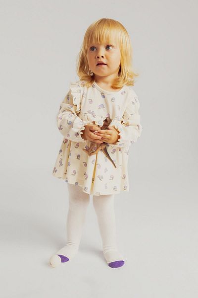DeFacto Patterned Long Sleeve Pantyhose 2-piece Jumpsuit for Baby Girl - B0753a523au