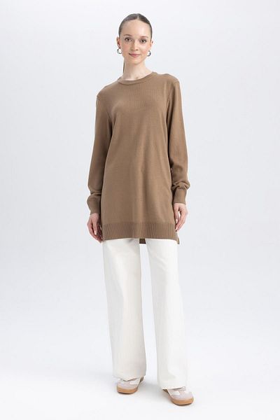 DeFacto Tunika s Crew Neck Regular Fit H3431az23wn