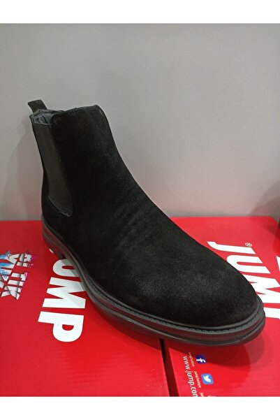 CHOPPER Chelsea Model Hakiki Deri Ortopedik Comfort Siyah