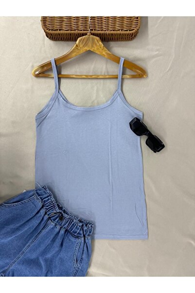 skycott Γυναικείο εσώρουχο με λουράκι βισκόζης γαλάζιο