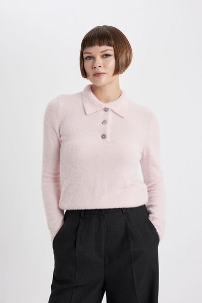 DeFacto Polo Neck Regular Fit Sweater - B3723ax23wn