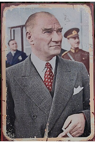 Porta blu ATATÜRK Ahşap Tablo / Poster