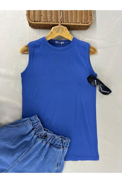 skycott Дамски боди от вискоза без ръкави с обло деколте, тъмносин