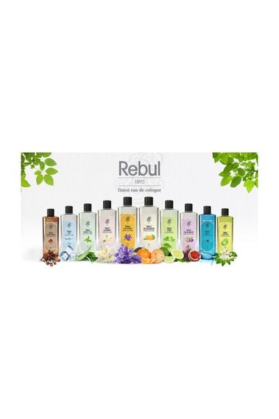 Rebul Cam Şişe Kolonya 250 ml Karma Paket (11 FARKLI KOKU)