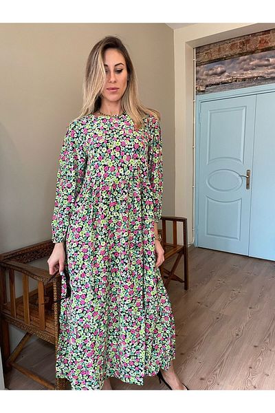 Natavan DRESS FLOWERY PATTERNED