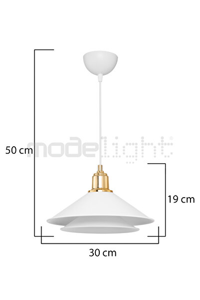 Modelight ALBA GOLD BEYAZ - OPAL SARKIT SALON-OTURMA-ÇOCUK-YEMEK-YATAK ODASI-ANTRE-MUTFAK