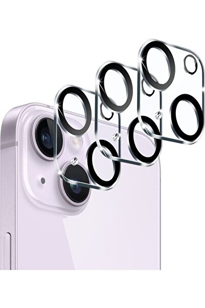 HyperAge Camera Protector for iPhone 14 & iPhone 14 Plus 9 Layers Toughened Hd Camera Lens and Surface Protection