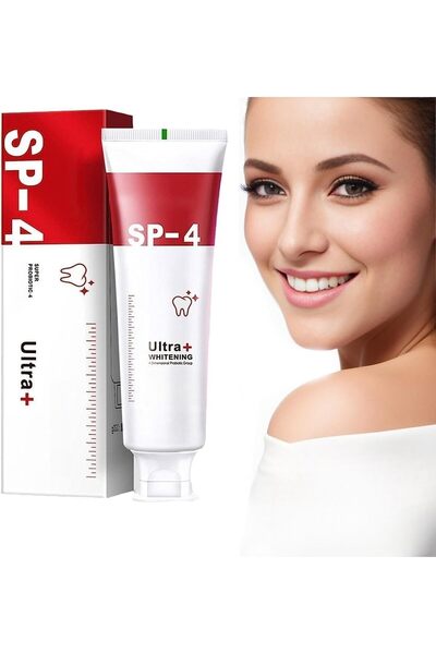 DubaiGallery معجون أسنان بروبيوتيك Sp-4، معجون أسنان بروبيوتيك للتبييض، معجون أسنان مبيض SP-4