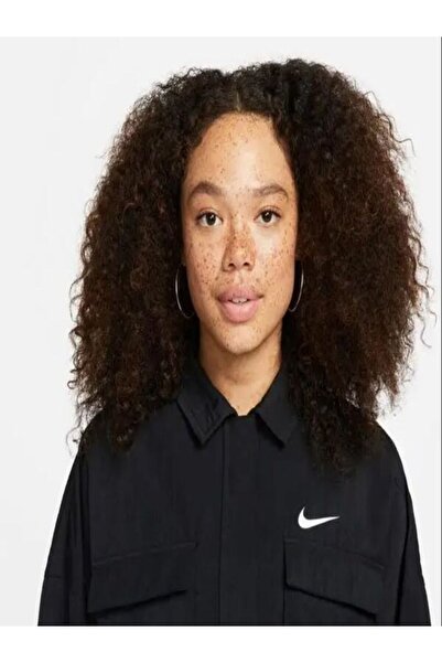 Nike Sportswear Essential Kadın Siyah Ceket-KIZILAY SPOR