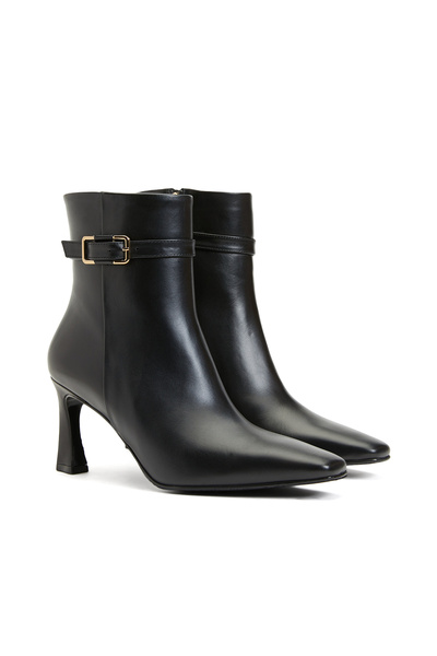 George Hogg Siyah Kadın Deri Bot