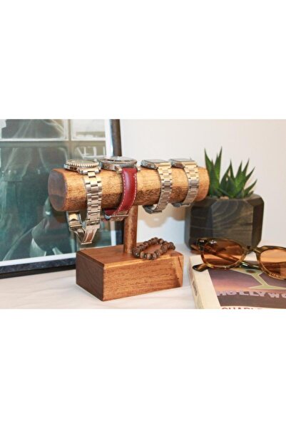 Master Hands Bilezik Standı Saat Organizatörü Ahşap Saat Tutacağı