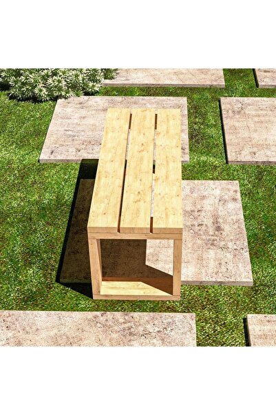 Master Hands Ahşap Bank , 145cmx30cm X H:40cm & Bench , Kapı Önü Antre Hol Ba...
