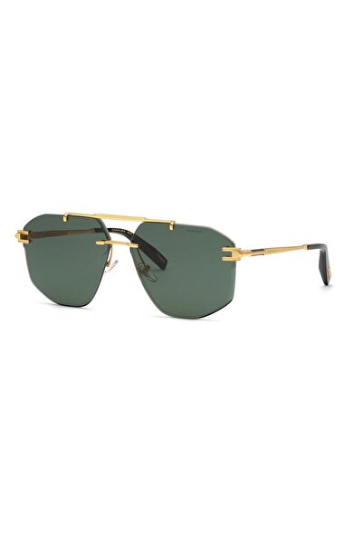 Chopard CPSCHL23040064 Erkek Güneş Gözlüğü Gold Metal Çerçeve Yeşil Lens UV400
