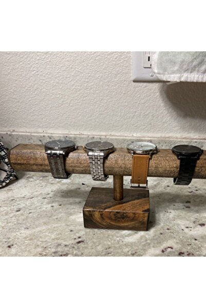 Master Hands Bilezik Standı Saat Organizatörü Ahşap Saat Tutacağı