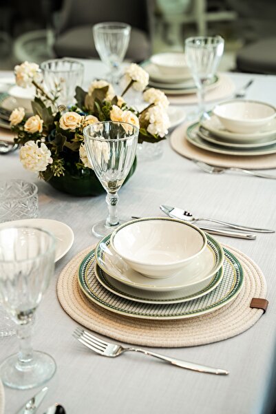 RUBİ PORSELEN Dubai 16 Parça 4 Kişilik Porselen Yemek Takımı