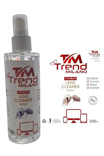 TrendMilano 200ml Cleaning Set + Cleaning Cloth for Laptop, Tablet, Television and Glasses