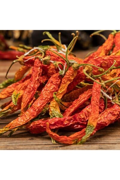 Doğadan Sivri Biber Kurusu Tatlı 1 Bağ 50 Adet
