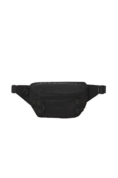 Jack & Jones Black versatile Zippered Waist and Shoulder Bag