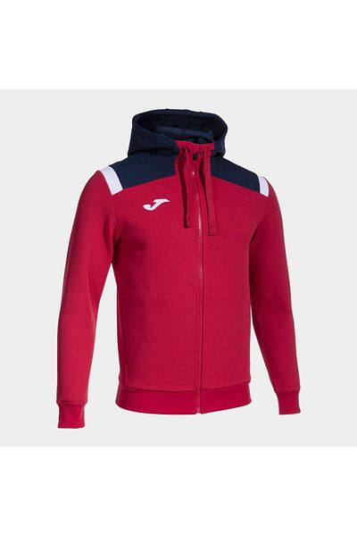Joma Toledo Hooded Zip-Up Jacket - Κόκκινο / Ναυτικό