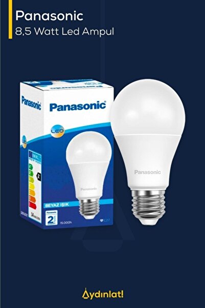 PANASONIC Led Ampul 8.5 Watt ( 60 Watt )