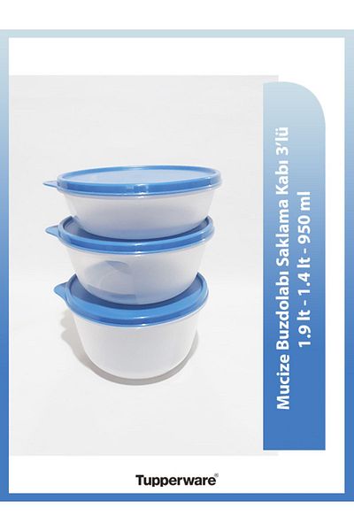 Tupperware Miracle Candy Storage Container Set of 3