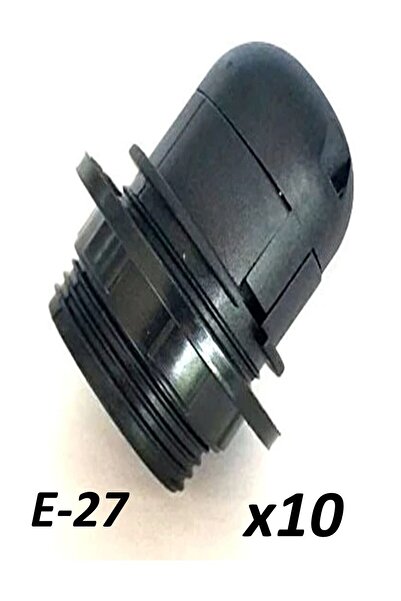 GÖKDAĞ GROUP E-27 Siyah Duy 10 Adet