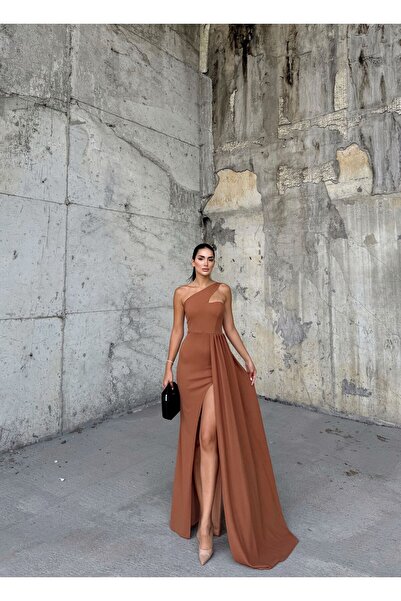 Sindimoda Diva Kuyruklu Yırtmaçlı Abiye