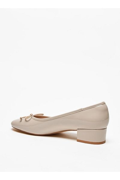 Celeste Women's Solid Slip-On Shoes with Bow Detail
