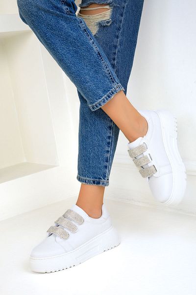 SOHO 19462 Modell Weiße Damen Sneakers