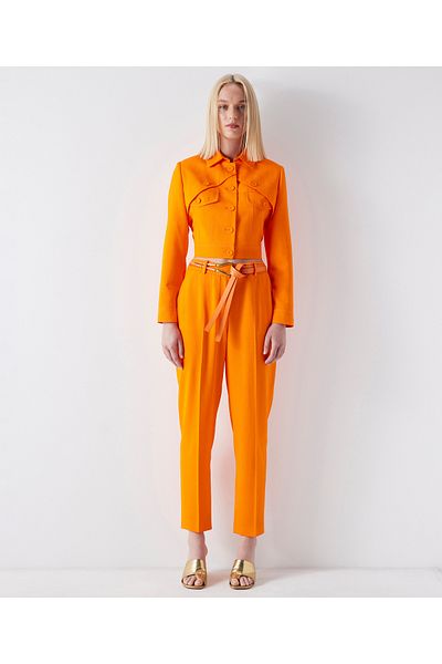 İpekyol Women's Orange Trousers