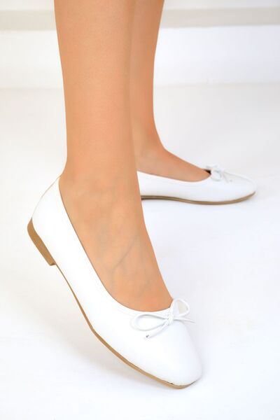 SOHO 19456 Model White Women's Ballerinas